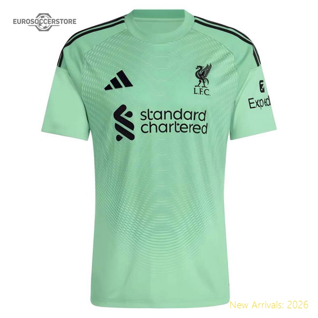 2025-2026 Liverpool Home Goalkeeper Shirt (Glory Mint) - Kids-Football Jersey Hub