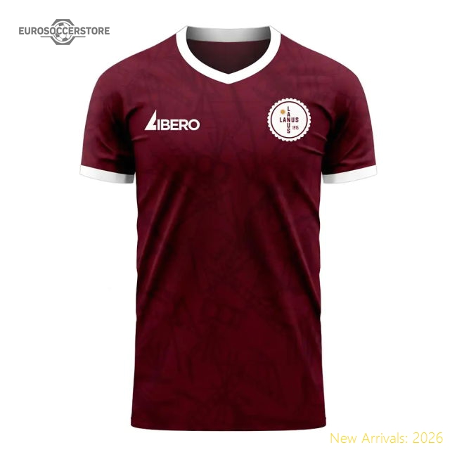 Lanus 2025-2026 Home Concept Football Kit (Libero) - Womens-Football Jersey Hub