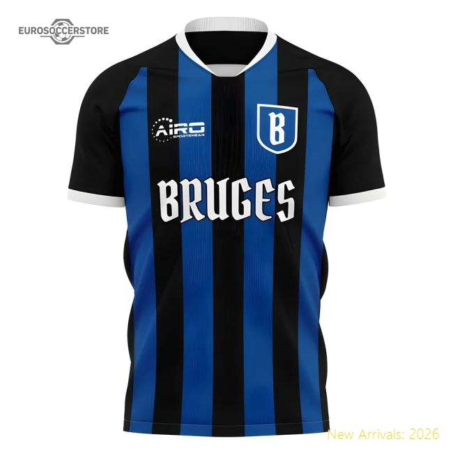 2025-2026 Club Brugge Home Concept Football Shirt - Womens-Football Jersey Hub