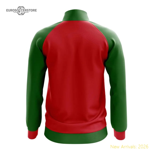 Madagascar Concept Football Track Jacket (Red)-Football Jersey Hub