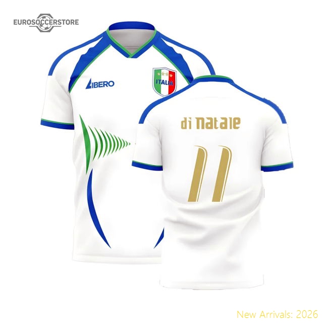 Italy 2006 Style Away Concept Shirt (Libero) (DI NATALE 11)-Football Jersey Hub