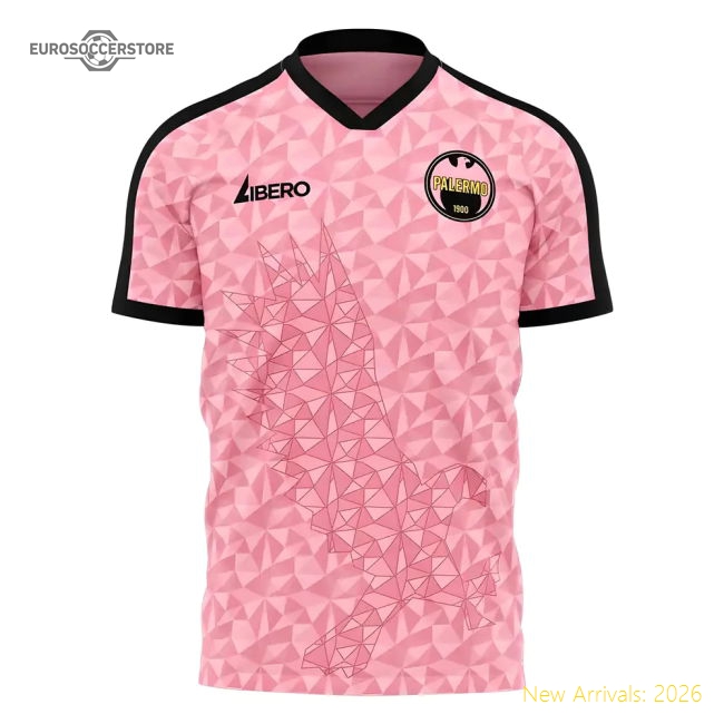 Palermo 2025-2026 Home Concept Football Kit (Libero)-Football Jersey Hub