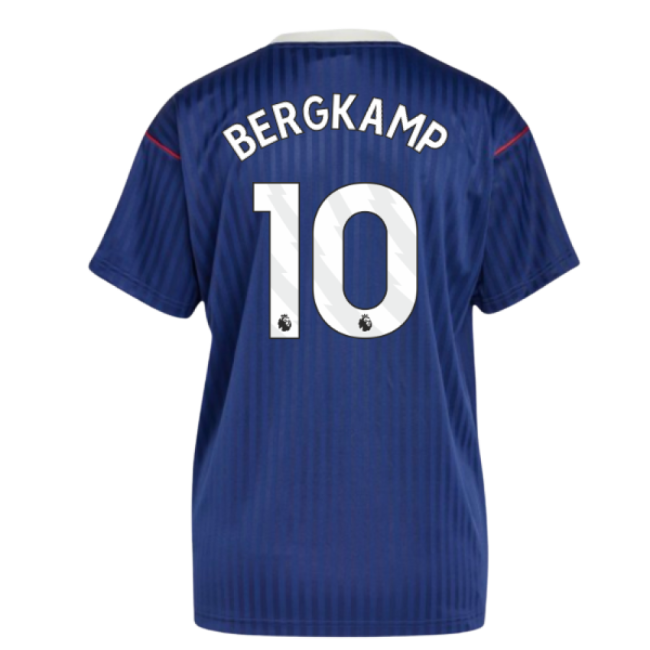 Arsenal Terrace Icons Shirt (Navy) (Bergkamp 10)-Football Jersey Hub