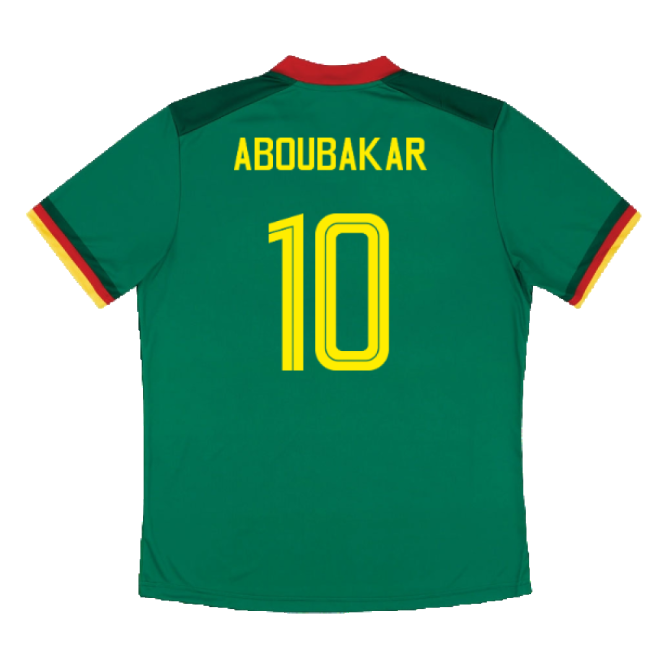 2022-2023 Cameroon Home Replica Shirt (ABOUBAKAR 10)-Football Jersey Hub