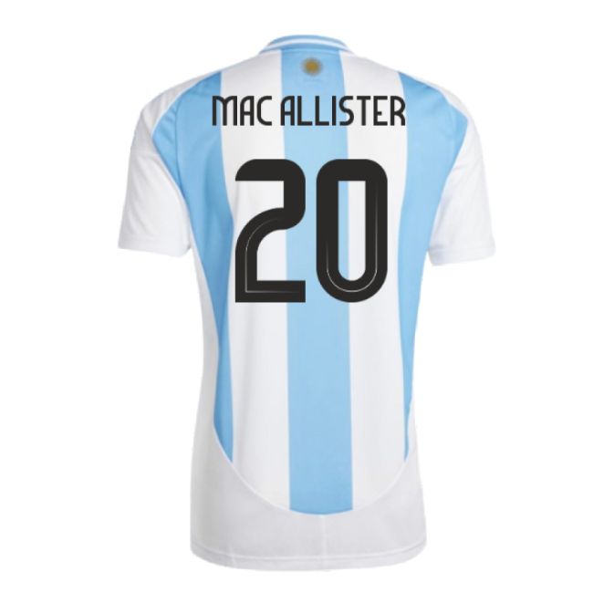 2024-2025 Argentina Home Shirt (MAC ALLISTER 20)-Football Jersey Hub