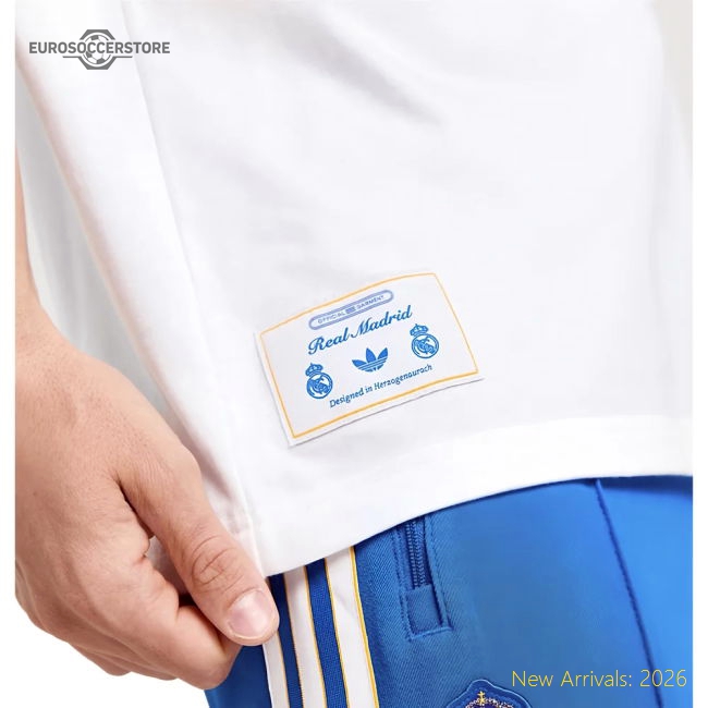 2025-2026 Real Madrid Icon T-Shirt (White)-Football Jersey Hub