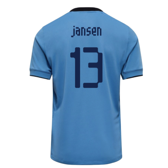 2025-2026 Netherlands Womens Team Away Shirt (Kids) (Jansen 13)-Football Jersey Hub