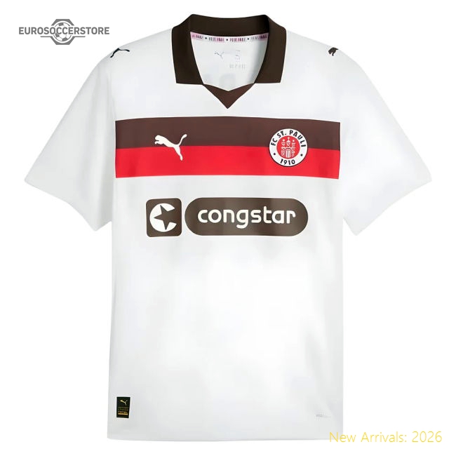 2025-2026 St Pauli Away Shirt-Football Jersey Hub