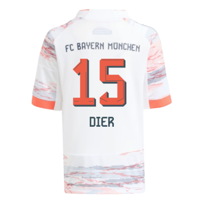 2025-2026 Bayern Munich Away Mini Kit (Dier 15)-Football Jersey Hub