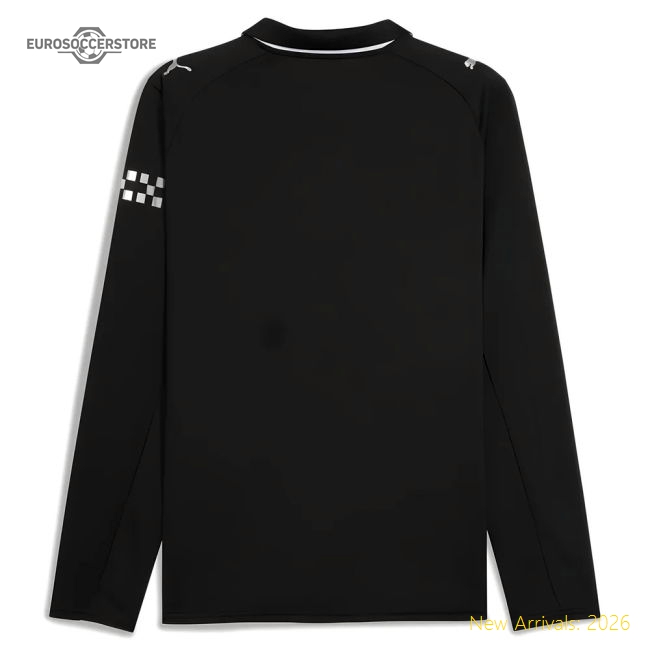 2025-2026 Man City Long Sleeve Away Shirt-Football Jersey Hub