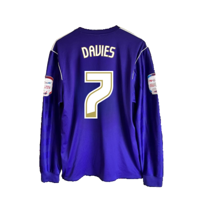 Derby County 2011-12 Away Long Sleeve Shirt (M) (Excellent) (Davies 7)-Football Jersey Hub