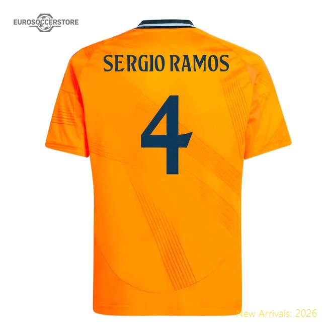 2024-2025 Real Madrid Away Shirt (Kids) (Sergio Ramos 4)-Football Jersey Hub