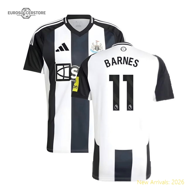 2024-2025 Newcastle Home Shirt (Barnes 11)-Football Jersey Hub