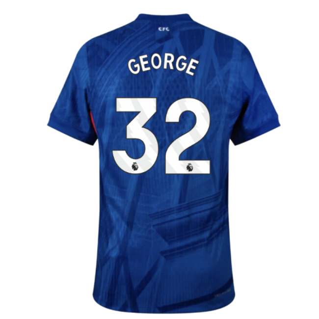 2025-2026 Chelsea Home Authentic Shirt (George 32)-Football Jersey Hub