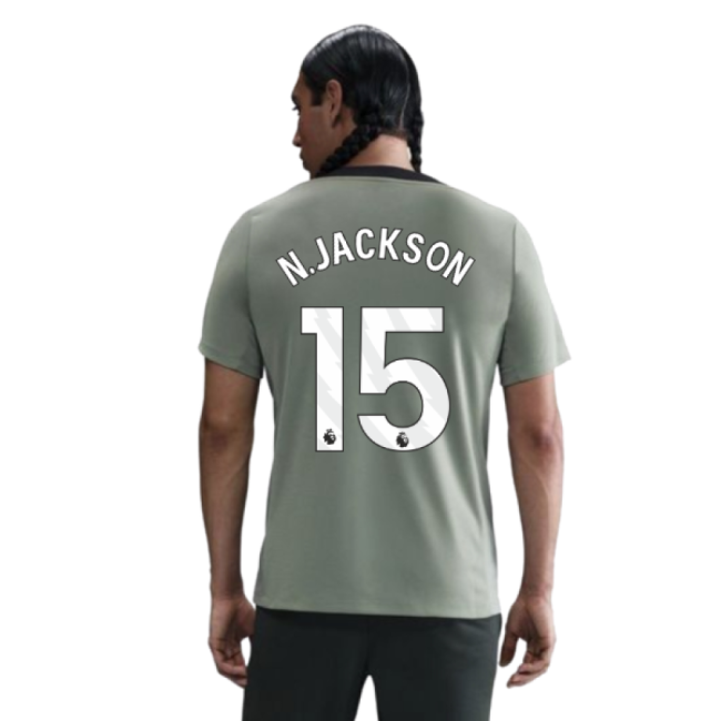 2025-2026 Chelsea Strike Training Shirt (Jade Green) (N.Jackson 15)-Football Jersey Hub