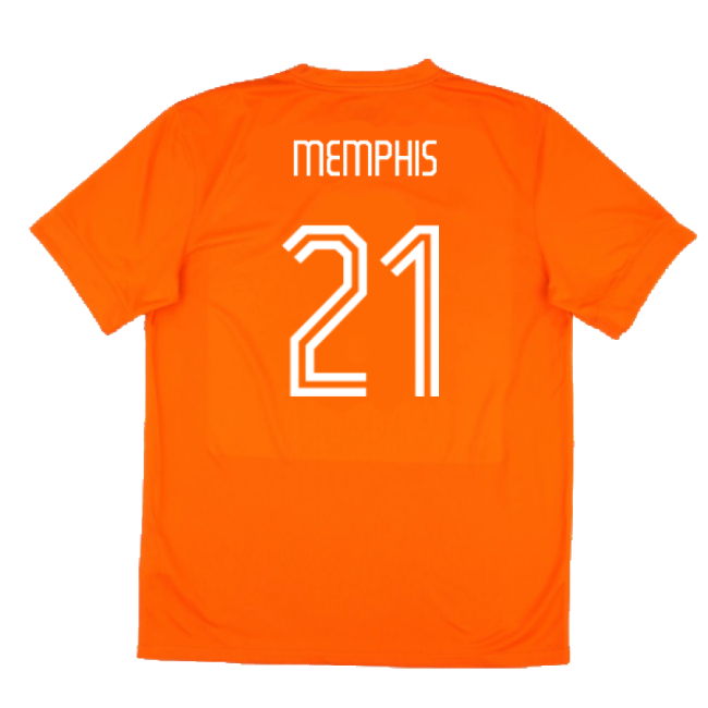Holland 2014-15 Home Shirt (Good) (Memphis 21)-Football Jersey Hub