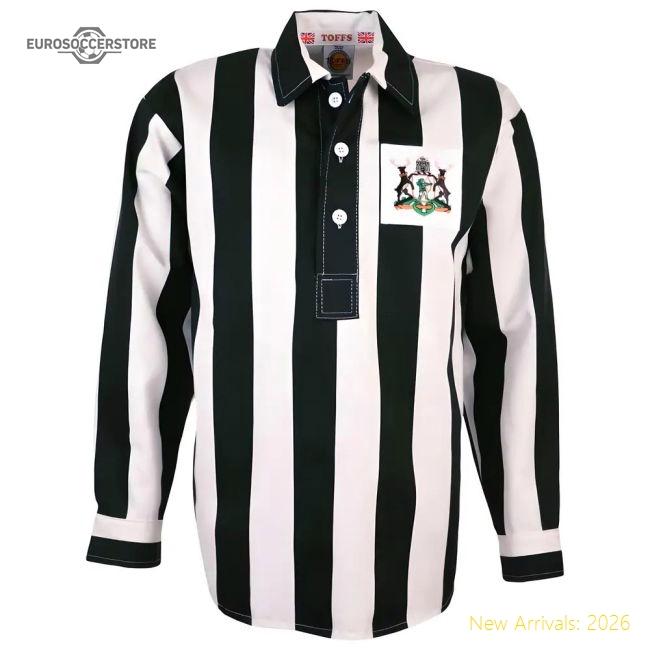 Notts County 1954 Retro Football Shirt-Football Jersey Hub