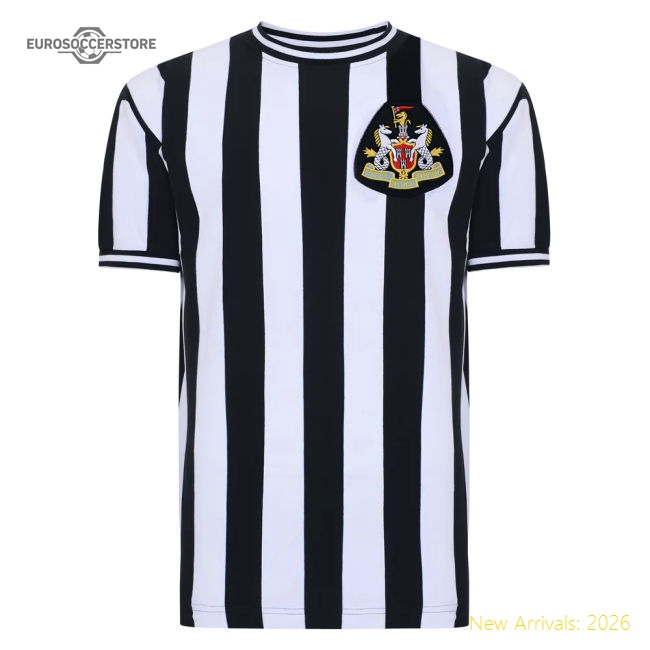 Score Draw Newcastle United 1970 Retro Football Shirt-Football Jersey Hub