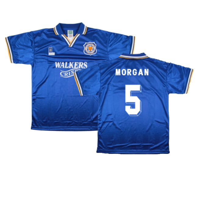 1995 Leicester City Home Retro Shirt (MORGAN 5)-Football Jersey Hub