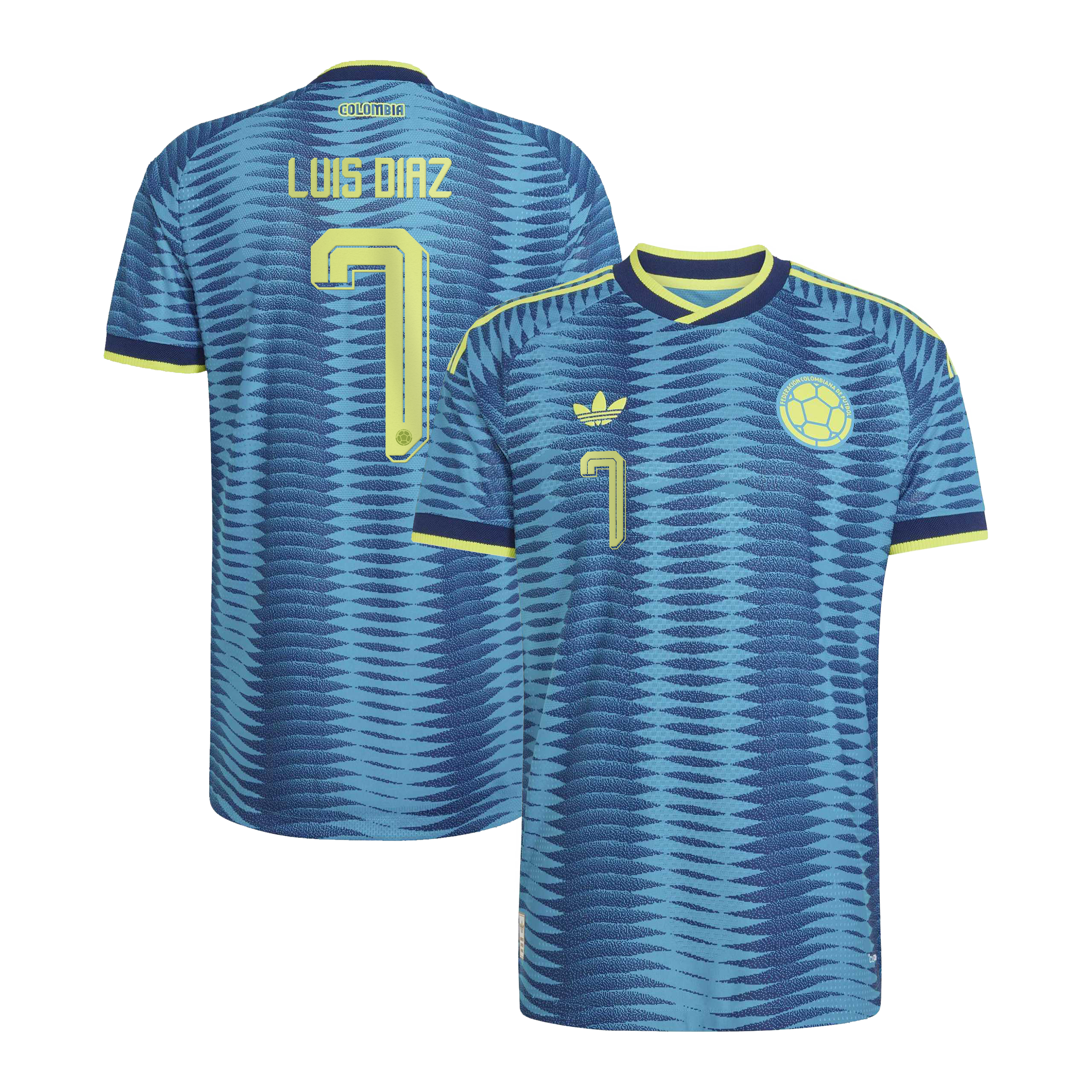 Luis Diaz Colombia National Team Away Soccer Jersey | Football Jersey Hub