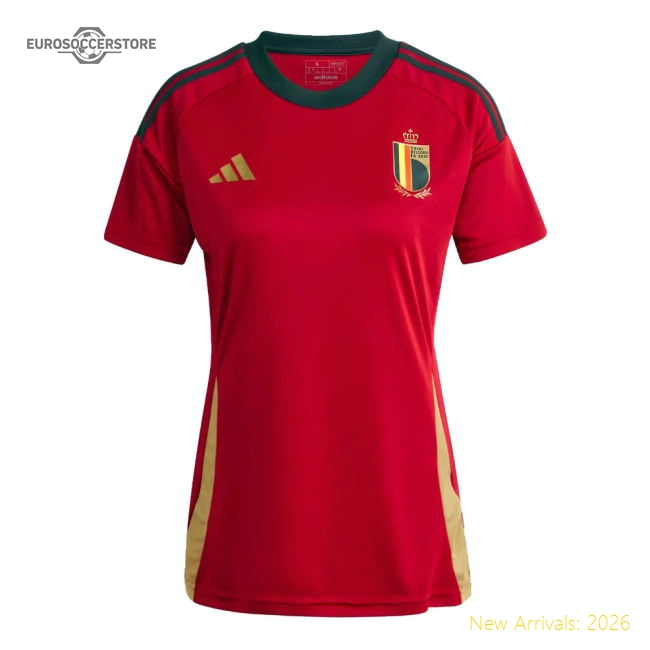 2024-2025 Belgium Home Fan Shirt (Ladies)-Football Jersey Hub