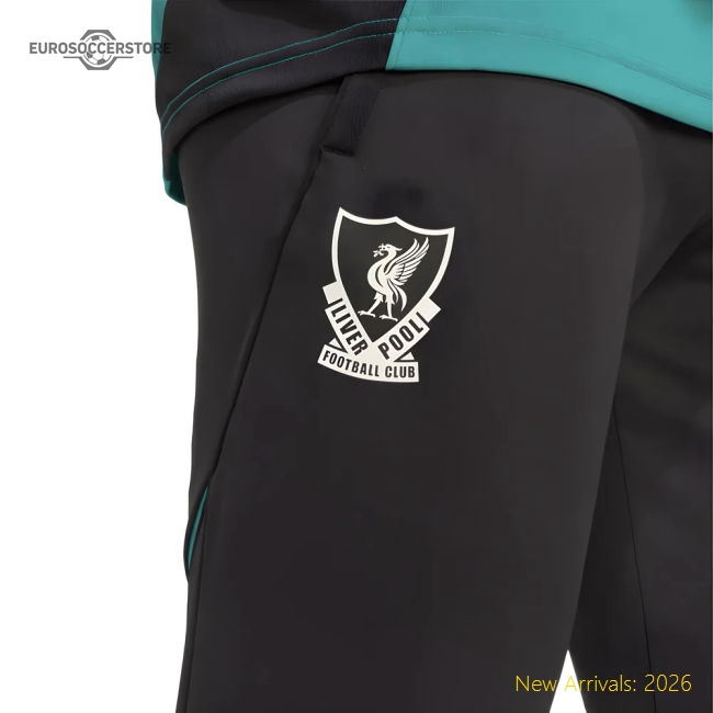 2025-2026 Liverpool EU Training Pants (Black)-Football Jersey Hub