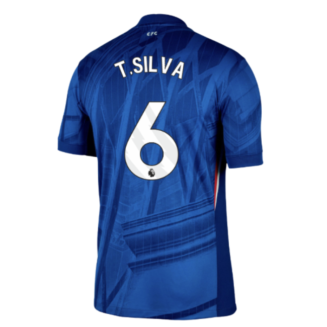 2025-2026 Chelsea Home Shirt (T.Silva 6)-Football Jersey Hub