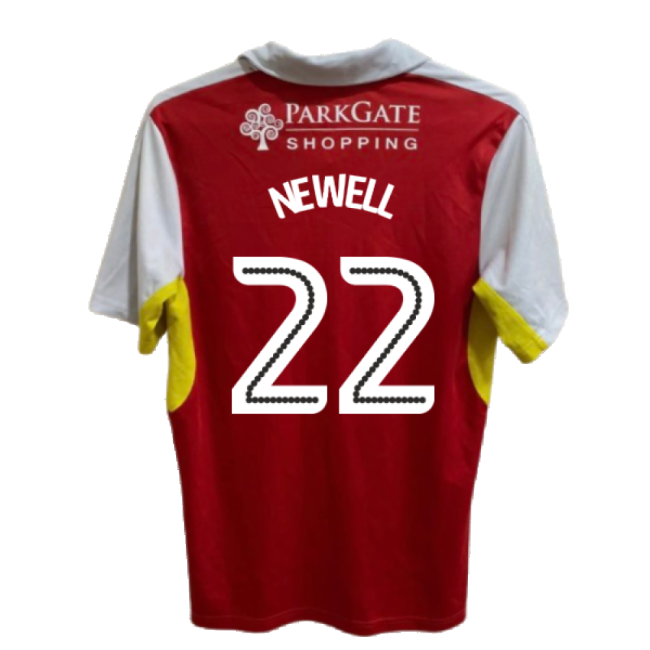 Rotherham 2016-17 Home Shirt ((Good) XL) (Newell 22)-Football Jersey Hub
