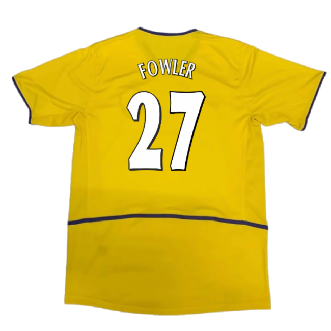 Leeds 2002-2003 Away Shirt (Excellent) (Fowler 27)-Football Jersey Hub