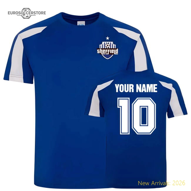 Your Name Sheffield Wednesday Sports Training Jersey (Blue)-Football Jersey Hub
