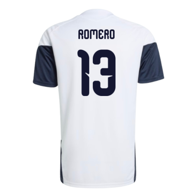 2026-2027 Argentina Training Jersey (White) (Romero 13)-Football Jersey Hub