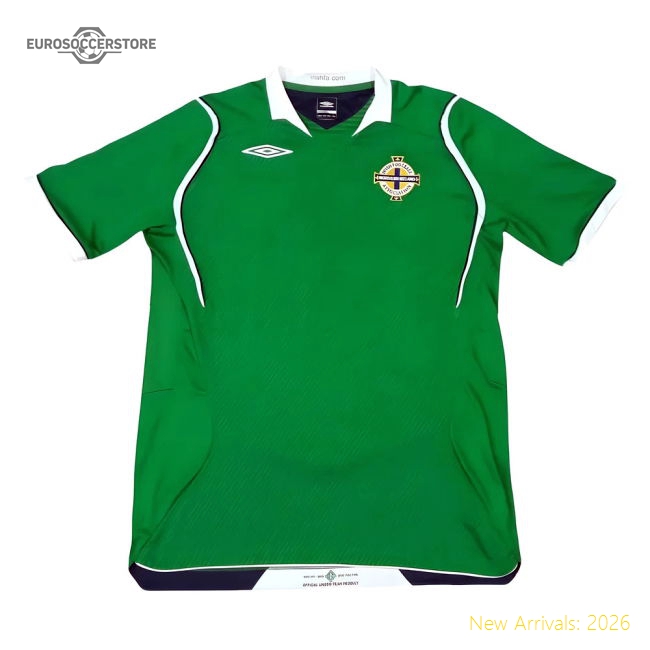 Northern Ireland 2008-09 Home Shirt (L) (Excellent)-Football Jersey Hub