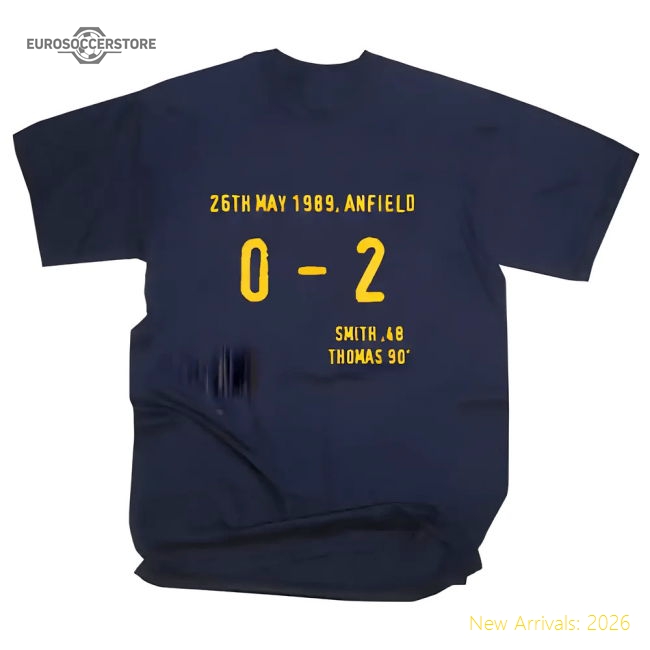 1989 Championship Decider Arsenal T-Shirt-Football Jersey Hub