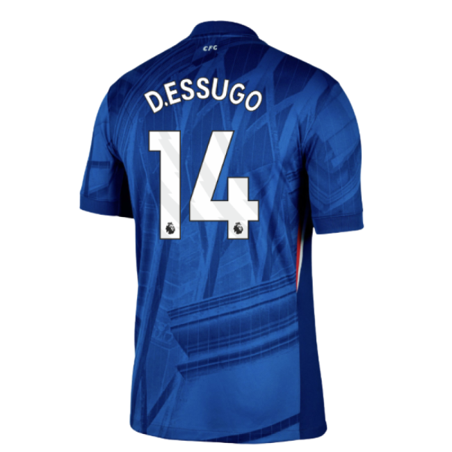 2025-2026 Chelsea Home Shirt (D.Essugo 14)-Football Jersey Hub