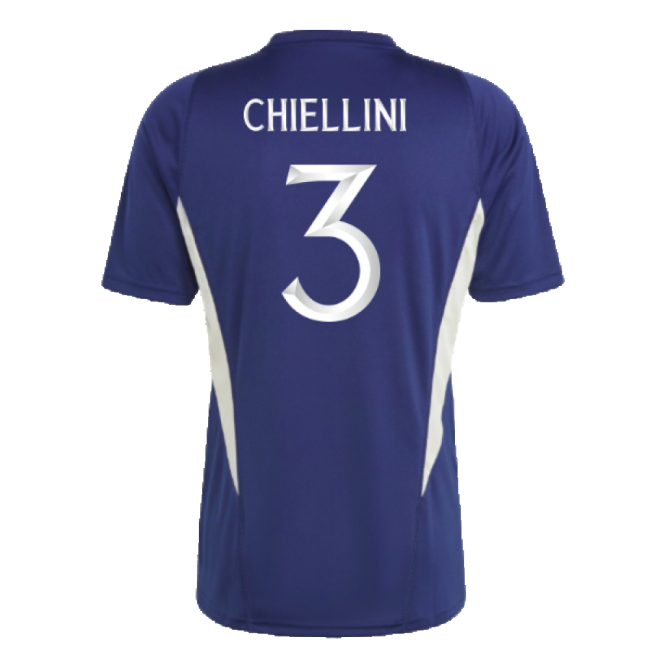 2023-2024 Italy Training Jersey (Dark Blue) (CHIELLINI 3)-Football Jersey Hub