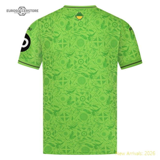 2025-2026 Wolves Goalkeeper Third Shirt (Green)-Football Jersey Hub