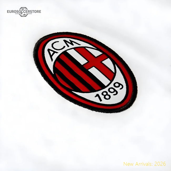 2017-2018 AC Milan Adidas Training Tee (White) - Kids-Football Jersey Hub