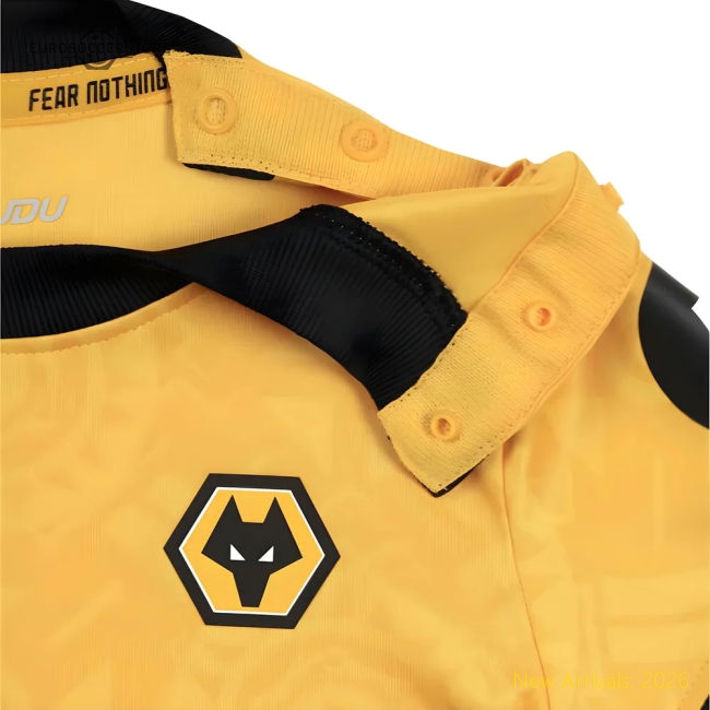 2025-2026 Wolves Home Baby Kit-Football Jersey Hub