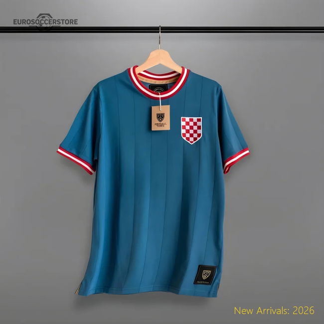 Vintage Croatia Kockasti Soccer Jersey-Football Jersey Hub