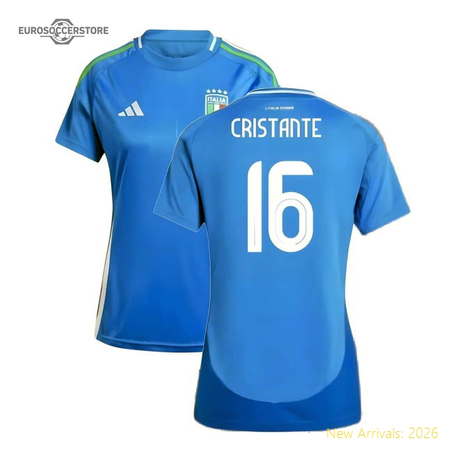 2024-2025 Italy Home Shirt (Ladies) (CRISTANTE 16)-Football Jersey Hub