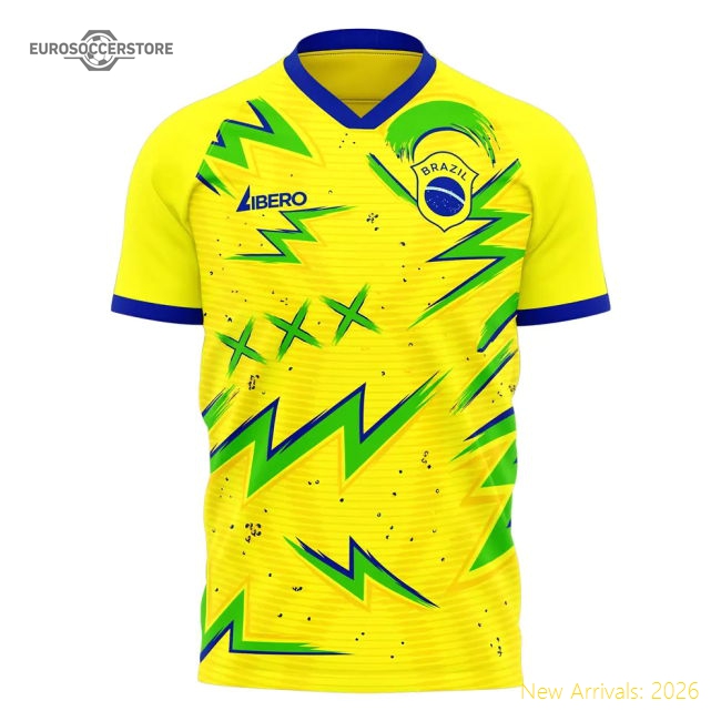 2025-2026 Brazil Concept Pre-Match Shirt Baby-Football Jersey Hub