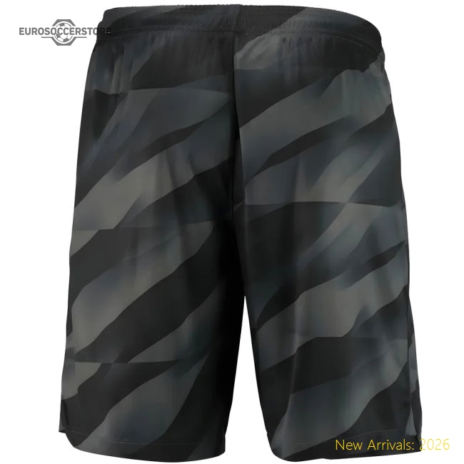 2023-2024 Liverpool Home Goalkeeper Shorts (Black) - Kids-Football Jersey Hub