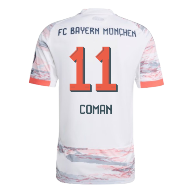 2025-2026 Bayern Munich Away Shirt (Coman 11)-Football Jersey Hub