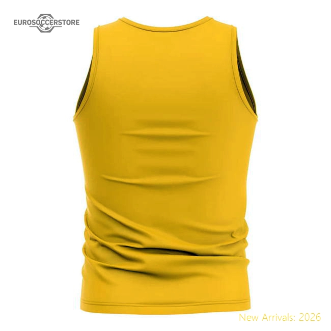Cameroon Core Football Country Sleeveless Tee (Yellow)-Football Jersey Hub