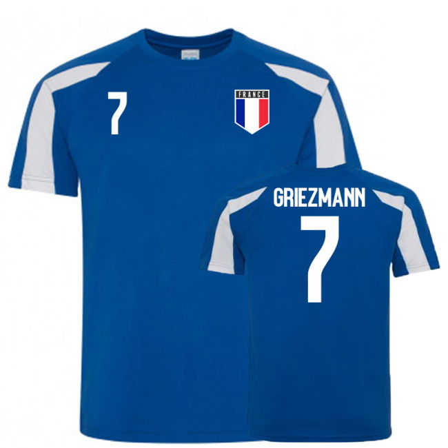 France Sports Training Jersey (Griezmann 7)-Football Jersey Hub