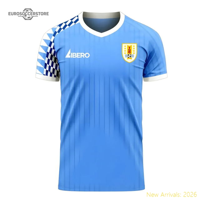 Uruguay 2025-2026 Home Concept Football Kit (Libero) - Womens-Football Jersey Hub