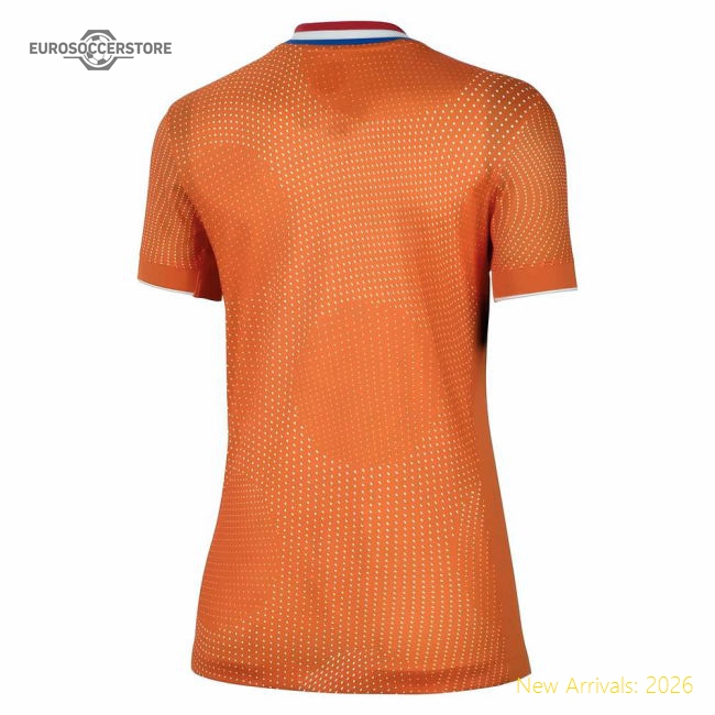 2025-2026 Netherlands Womens Team Home Shirt (Ladies)-Football Jersey Hub