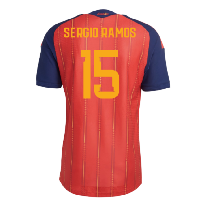 2026-2027 Spain Authentic Home Shirt (Sergio Ramos 15)-Football Jersey Hub