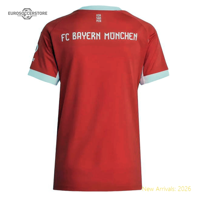 2025-2026 Bayern Munich Home Shirt (Womens)-Football Jersey Hub