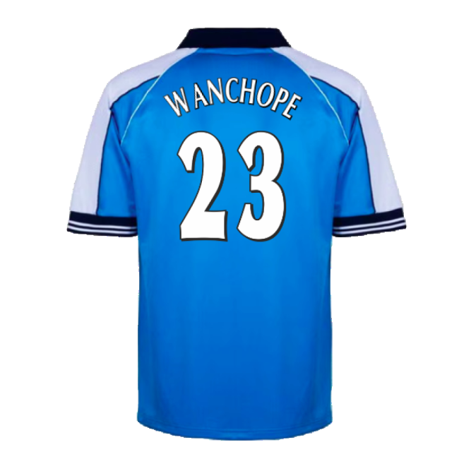 Manchester City 2000 Home Retro Shirt (Wanchope 23)-Football Jersey Hub